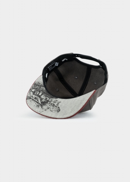 Cap "Grassl" - dunkelgrau (Snapback)